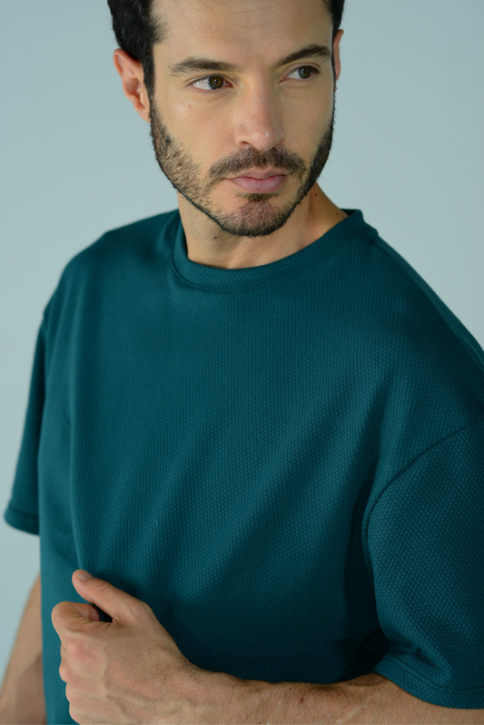 Camiseta oversize con textura