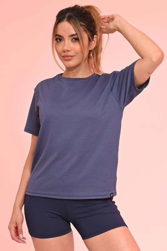 REF: 025185 Camiseta holgada texturizada