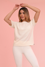 REF: 025185 Camiseta holgada texturizada