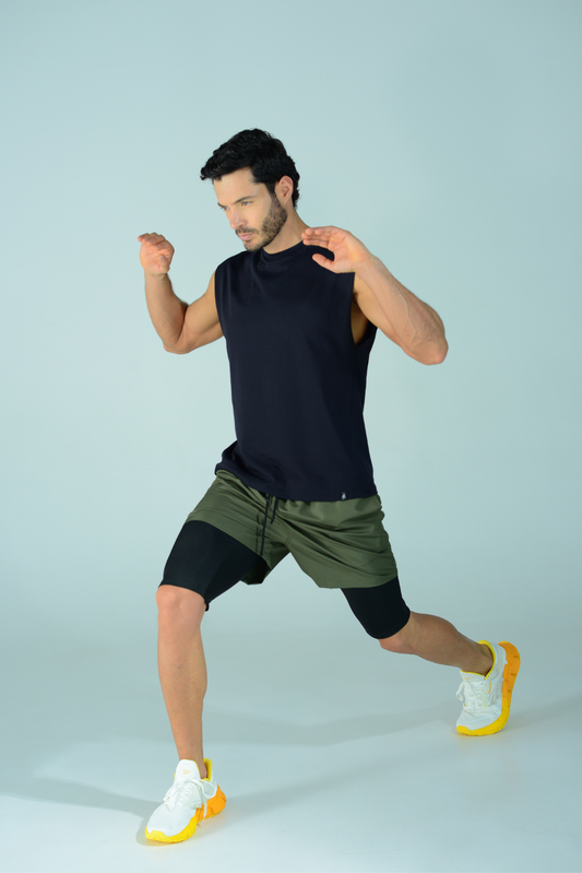 Pantaloneta básica con ciclista