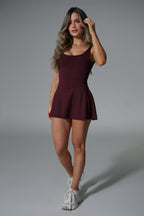 Vestido con short interno