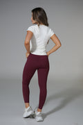 CAMISETA CORTE ESPALDA EN MALLA
