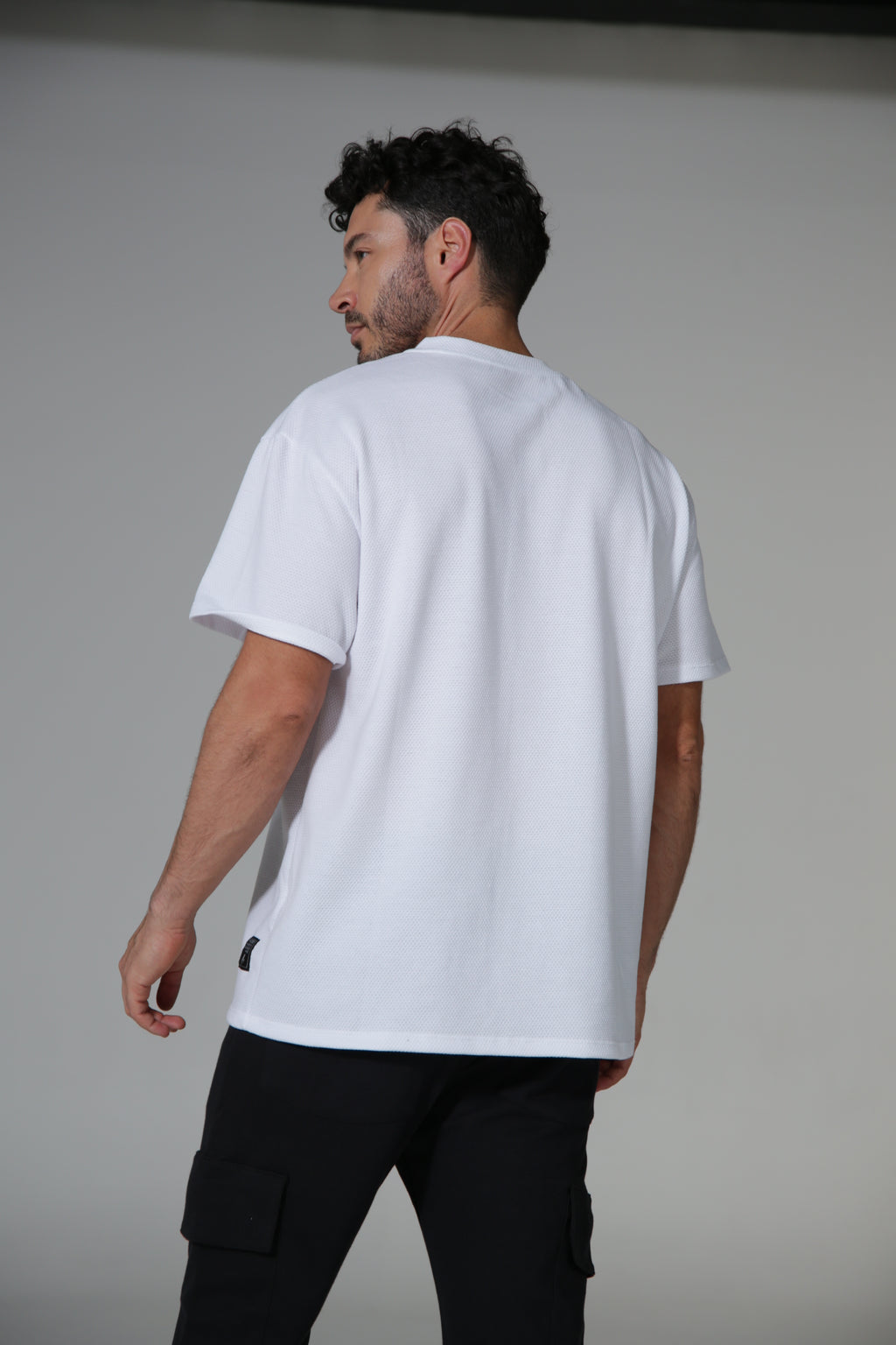 CAMISETA HOMBRE OVERSIVE TEXTURIZADA