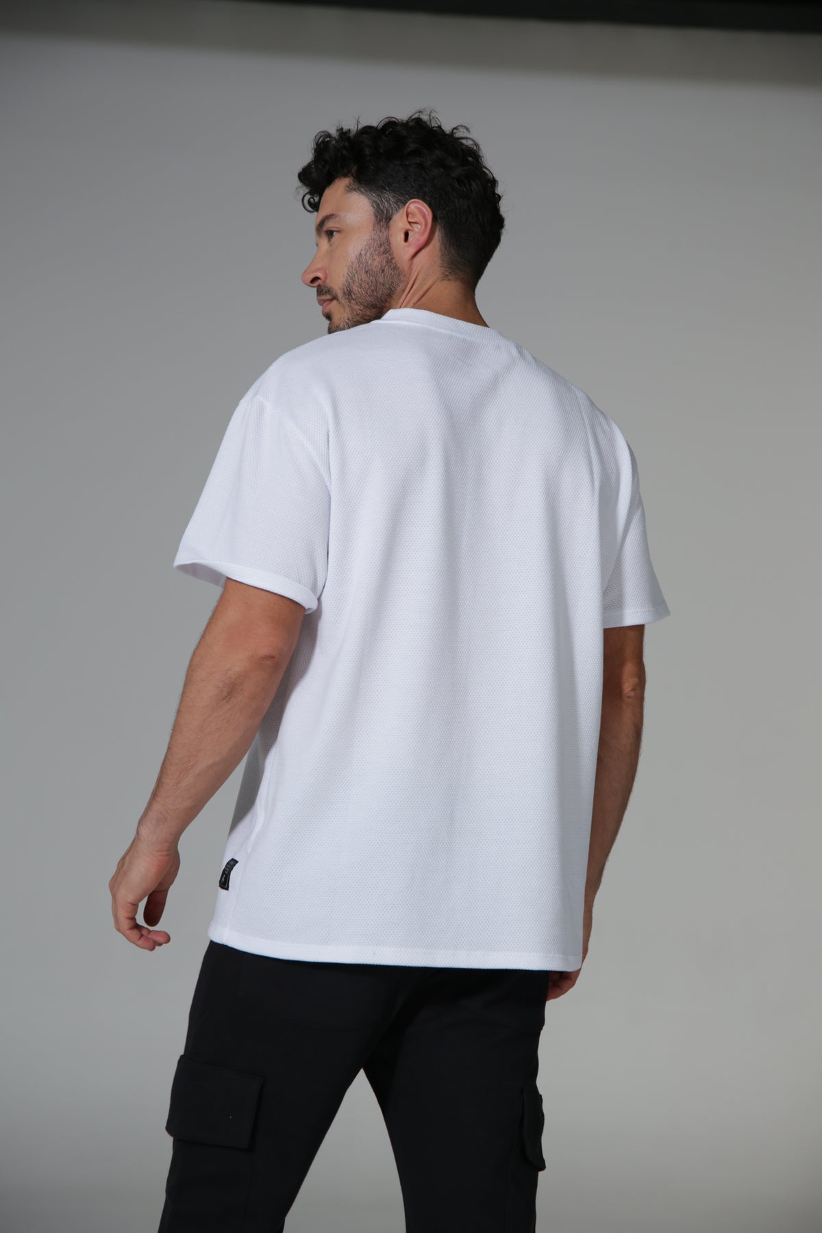 CAMISETA HOMBRE OVERSIVE TEXTURIZADA