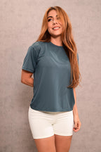 REF: 025201 Camiseta dama recogido espalda