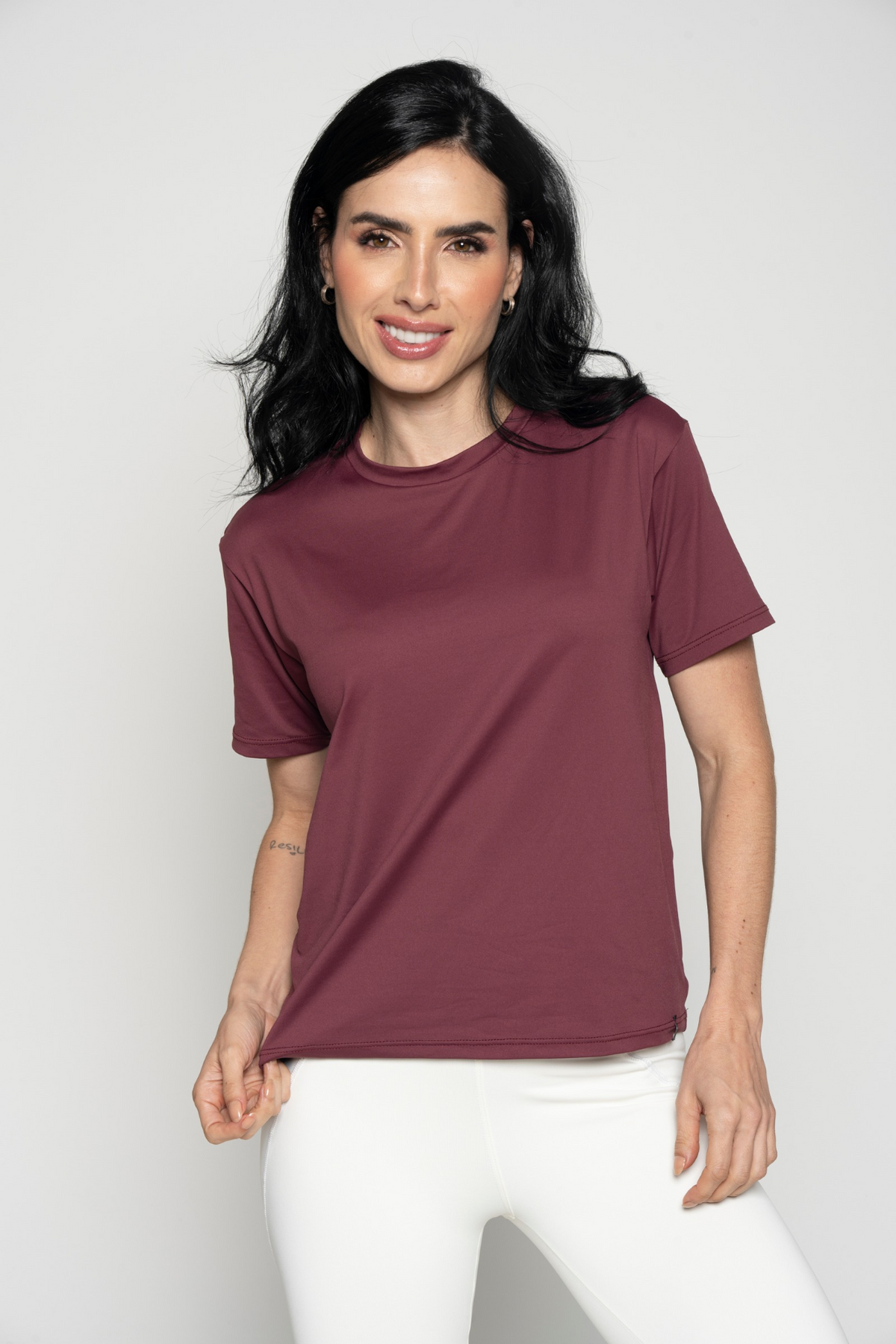 Camiseta básica holgada